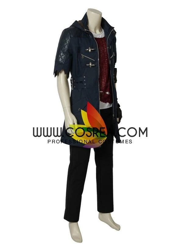 Cosrea Cosplay Costumes Devil May Cry 5 Nero Dark Navy Cosplay Costume
