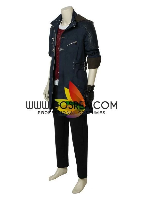 Cosrea Cosplay Costumes Devil May Cry 5 Nero Dark Navy Cosplay Costume