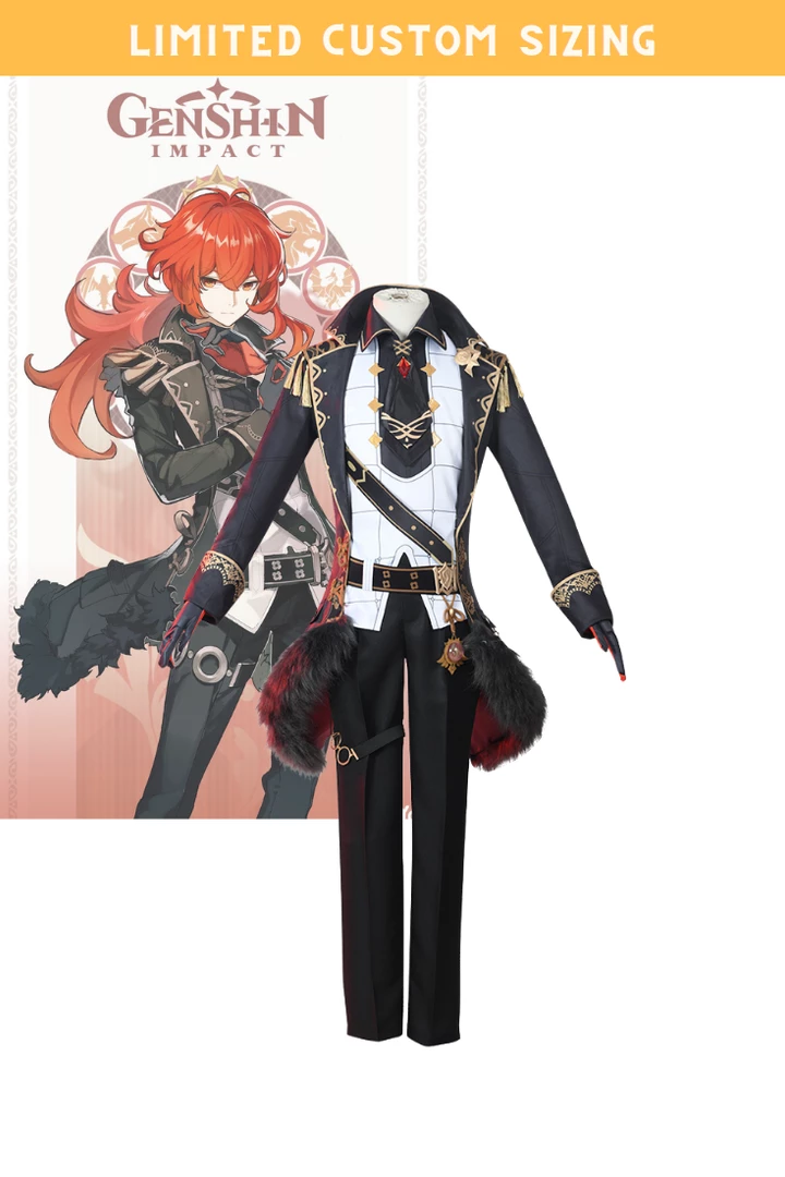 Cosrea Diluc Genshin Impact Limited Custom Sizing Cosplay Costume Cosplay Costumes