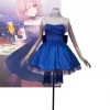 Cosrea Cosplay Costumes Fate FGO Mash Kyrielight Evening Dress Cosplay Costume