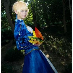 Cosrea Cosplay Costumes Fate Night Saber Classic Blue Cosplay Costume