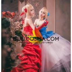Cosrea Fate Zero Type Moon Anniversary Saber Cosplay Costume