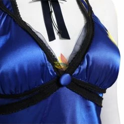 Cosrea Final Fantasy 7 Remake Tifa HoneyBee Blue Dress Cosplay Costume