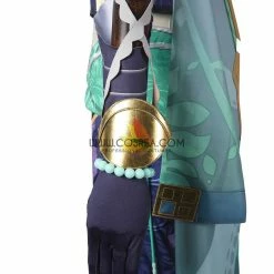 Cosrea Cosplay Costumes Baizhu Genshin Impact Standard Size Only Cosplay Costume