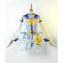Cosrea Cosplay Costumes Barbara Summer Swimsuit Genshin Impact Standard Size Only Cosplay Costume