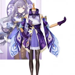Cosrea Keqing Genshin Impact Standard Size Only Cosplay Costume