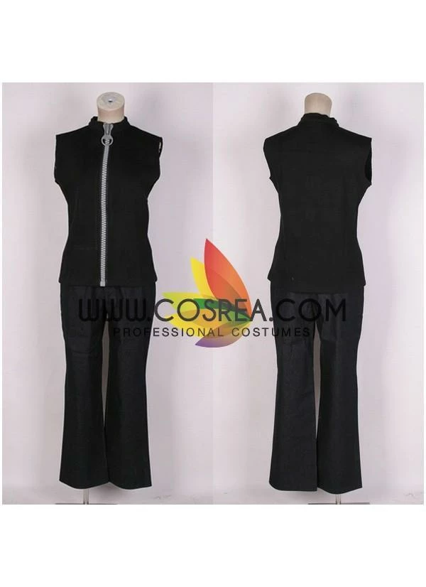 Cosrea Kingdom Hearts 2 Riku PU Leather Cosplay Costume