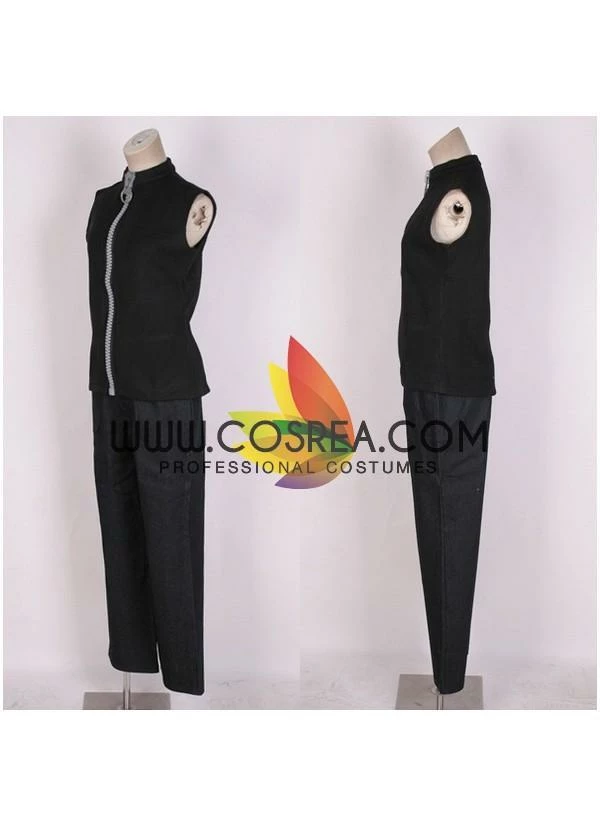 Cosrea Kingdom Hearts 2 Riku PU Leather Cosplay Costume