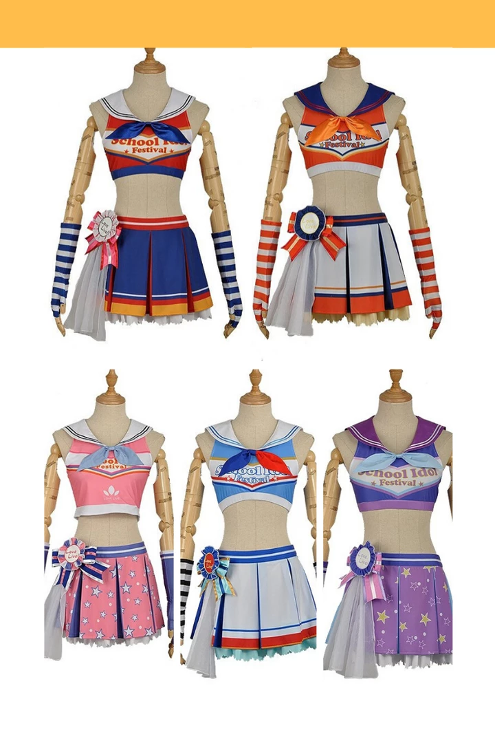 Cosrea Love Live Aquors Cheerleader Awakening Cosplay Costume Cosplay Costumes