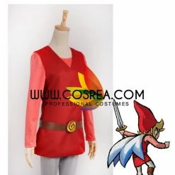 Cosrea Legend Of Zelda Four Swords Cosplay Costume