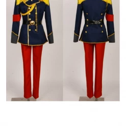 Cosrea Cosplay Costumes K Misaki Yata Military Uniform Cosplay Costume
