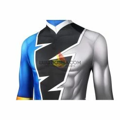 Cosrea Kishiryu Sentai Ryusoulger Blue Digital Printed Cosplay Costume