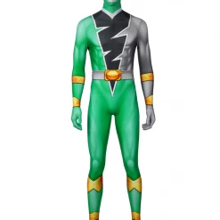 Cosrea Cosplay Costumes Kishiryu Sentai Ryusoulger Green Digital Printed Cosplay Costume