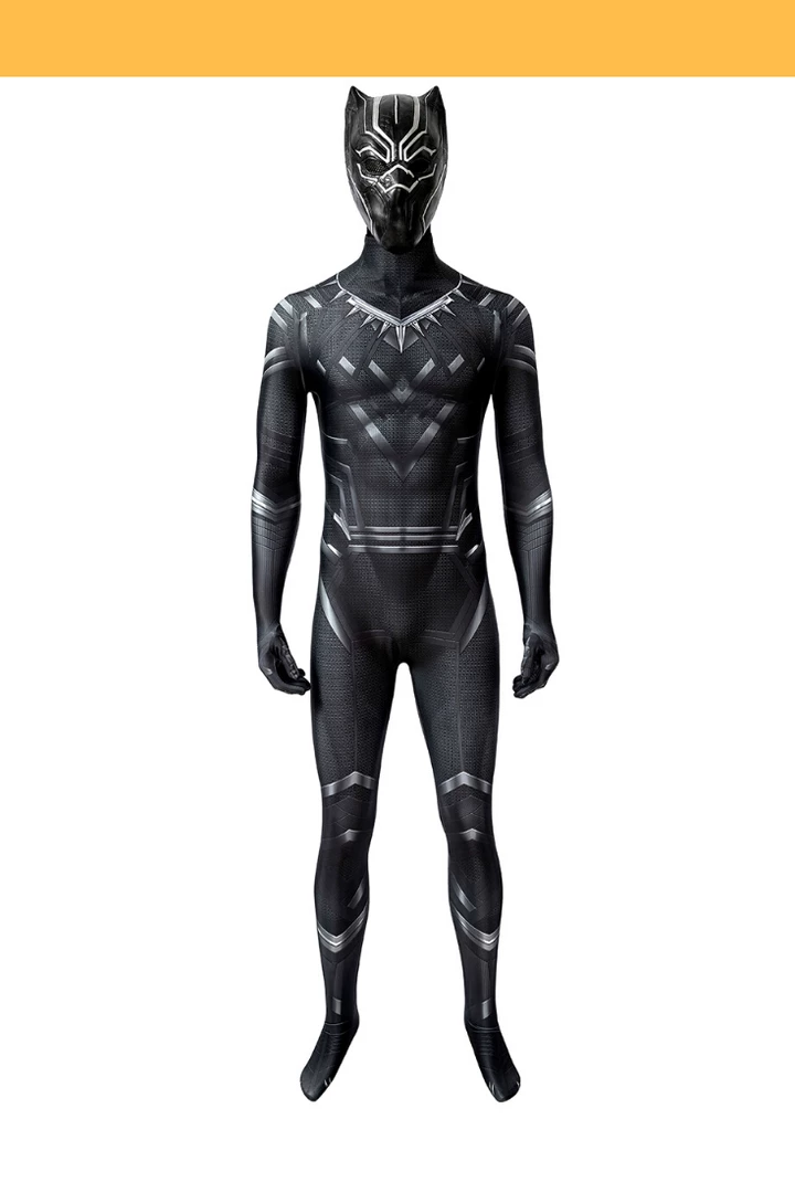 Cosrea Black Panther Civil War Version Digital Printed Cosplay Costume Cosplay Costumes