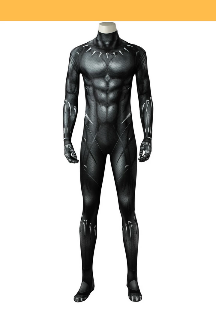 Cosrea Cosplay Costumes Black Panther Digital Printed Cosplay Costume