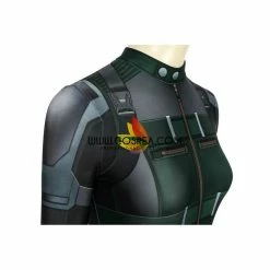 Cosrea Black Widow 2021 Movie Stealth Green Version Digital Printed Bodysuit Cosplay Costumes