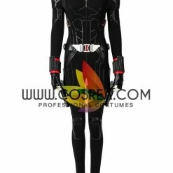 Cosrea Black Widow Avengers Endgame PU Leather Cosplay Costume