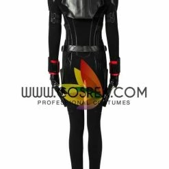 Cosrea Black Widow Avengers Endgame PU Leather Cosplay Costume
