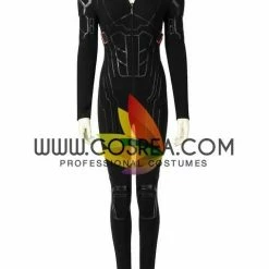 Cosrea Black Widow Avengers Endgame PU Leather Cosplay Costume