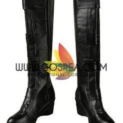 Cosrea Black Widow Avengers Endgame PU Leather Cosplay Costume