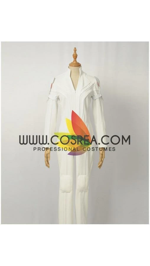 Cosrea Black Widow White Custom Textured Cosplay Costume