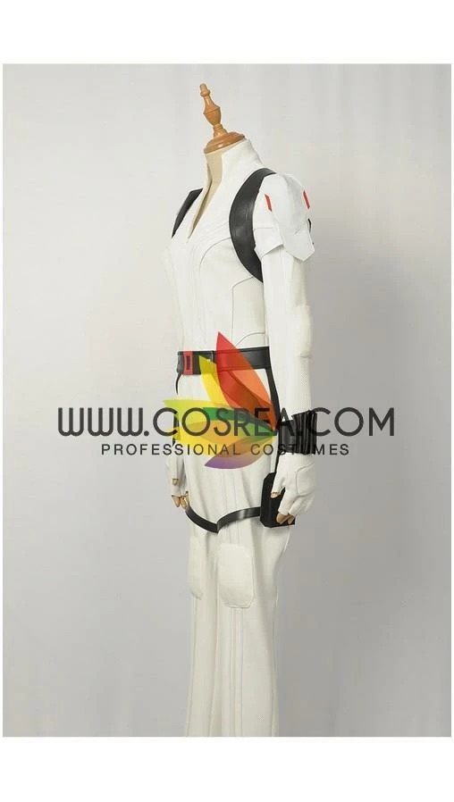 Cosrea Black Widow White Custom Textured Cosplay Costume