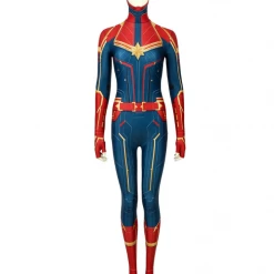 Cosrea Captain Marvel Digital Printed Cosplay Costume