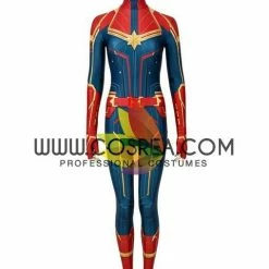 Cosrea Captain Marvel Digital Printed Cosplay Costume