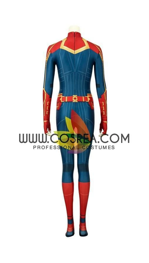 Cosrea Captain Marvel Digital Printed Cosplay Costume