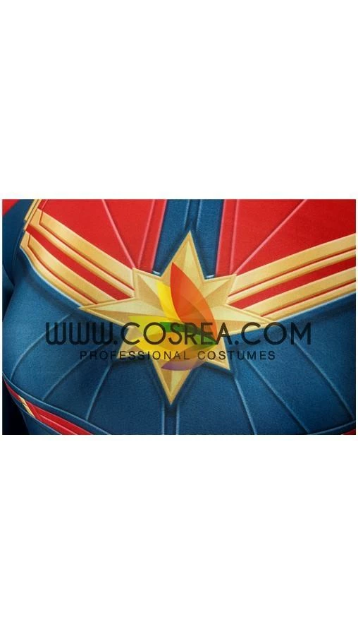 Cosrea Captain Marvel Digital Printed Cosplay Costume