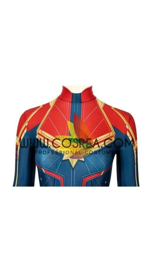Cosrea Captain Marvel Digital Printed Cosplay Costume