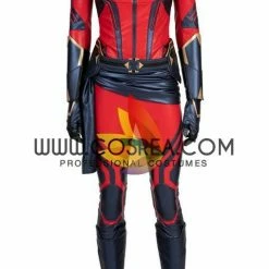 Cosrea Cosplay Costumes Captain Marvel Infinity War PU Leather Cosplay Costume