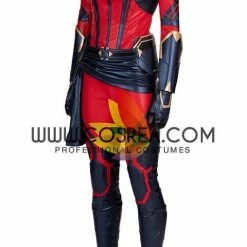 Cosrea Cosplay Costumes Captain Marvel Infinity War PU Leather Cosplay Costume