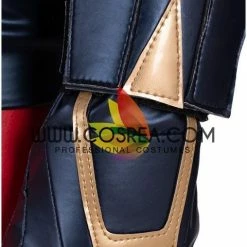 Cosrea Cosplay Costumes Captain Marvel Infinity War PU Leather Cosplay Costume