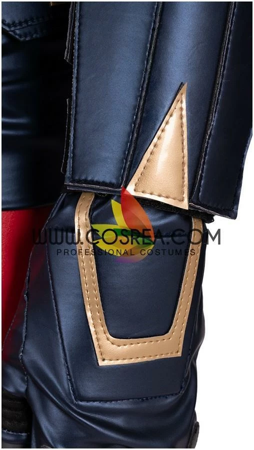Cosrea Cosplay Costumes Captain Marvel Infinity War PU Leather Cosplay Costume