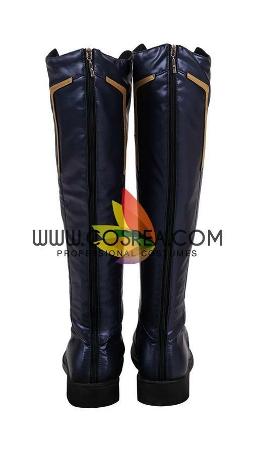 Cosrea Cosplay Costumes Captain Marvel Infinity War PU Leather Cosplay Costume