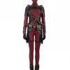 Cosrea Cosplay Costumes Deadpool Custom Concept Female PU Leather Cosplay Costume