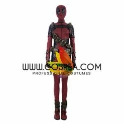 Cosrea Cosplay Costumes Deadpool Custom Concept Female PU Leather Cosplay Costume