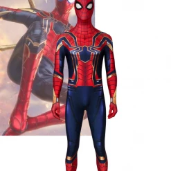 Cosrea Iron Spiderman Infinity War Digital Printed Cosplay Costume Cosplay Costumes