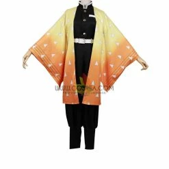 Cosrea Zenitsu Agatsuma Demon Slayer Cosplay Costume