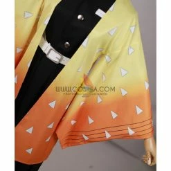 Cosrea Zenitsu Agatsuma Demon Slayer Cosplay Costume