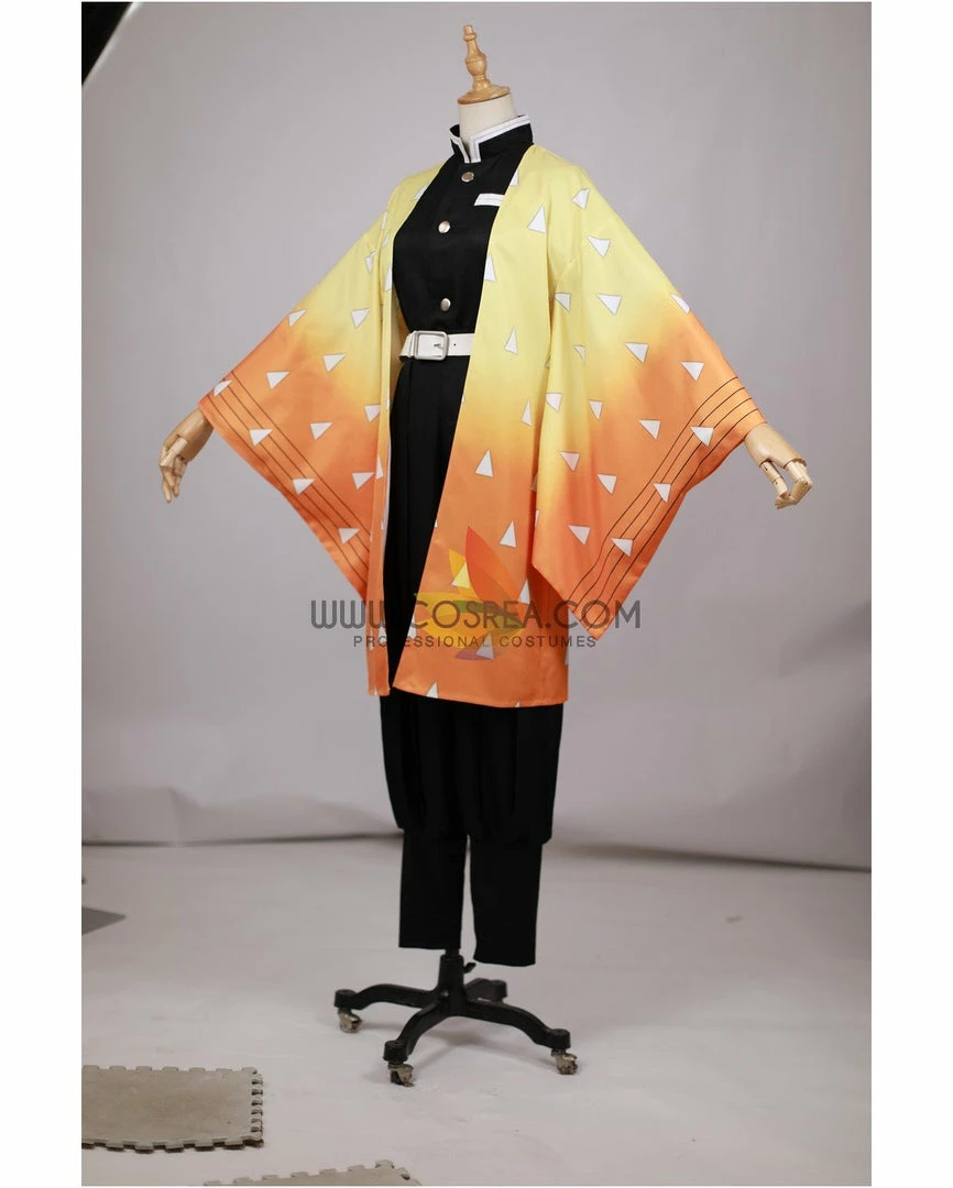 Cosrea Zenitsu Agatsuma Demon Slayer Cosplay Costume
