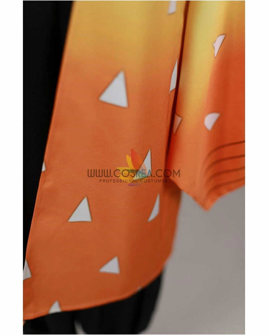 Cosrea Zenitsu Agatsuma Demon Slayer Cosplay Costume