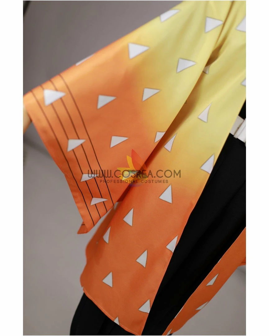 Cosrea Zenitsu Agatsuma Demon Slayer Cosplay Costume