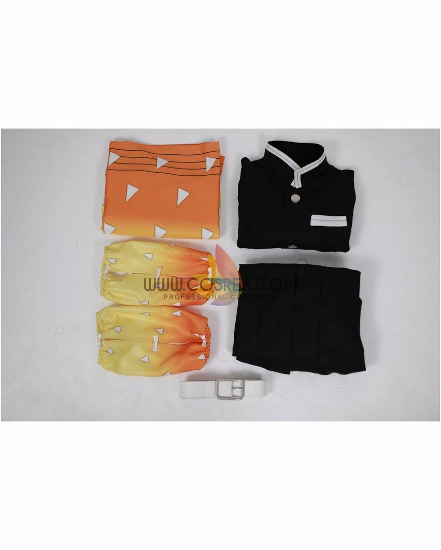 Cosrea Zenitsu Agatsuma Demon Slayer Cosplay Costume