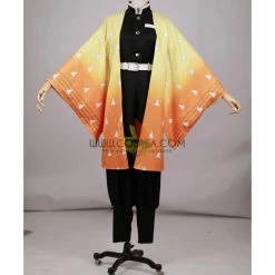 Cosrea Zenitsu Agatsuma Demon Slayer Cosplay Costume