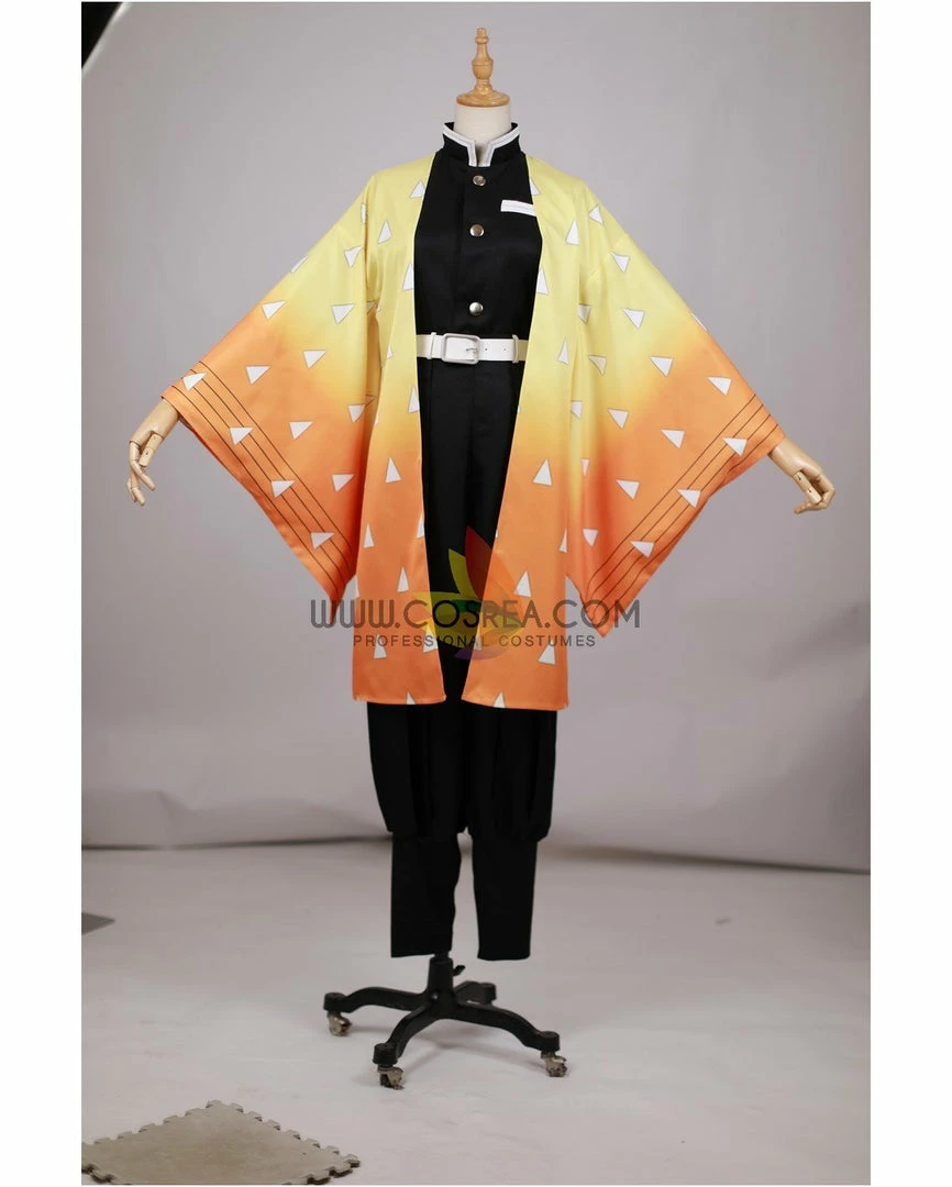 Cosrea Zenitsu Agatsuma Demon Slayer Cosplay Costume