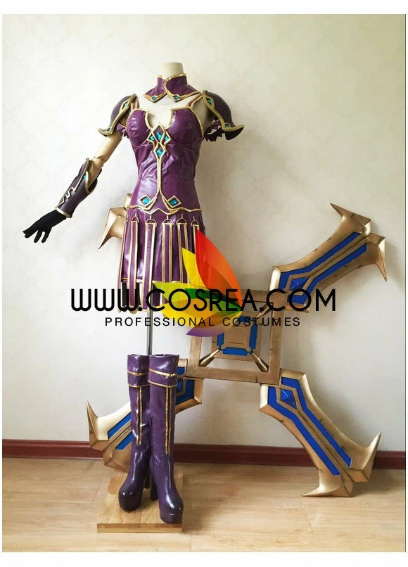 Cosrea Warrior Princess Sivir League Of Legend Cosplay Costume