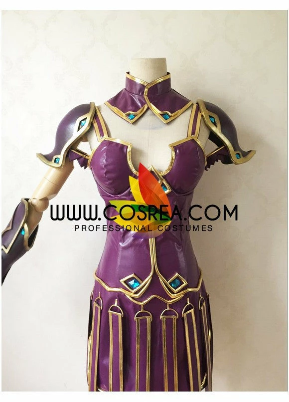 Cosrea Warrior Princess Sivir League Of Legend Cosplay Costume