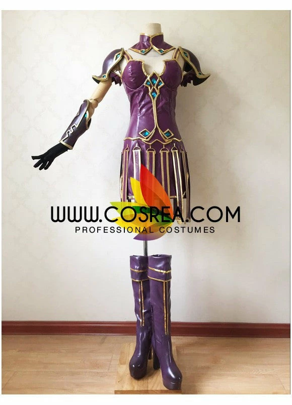 Cosrea Warrior Princess Sivir League Of Legend Cosplay Costume